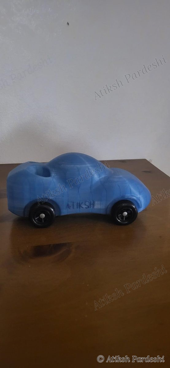 3D printed derby car